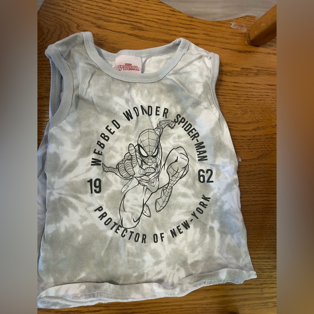 Disney Marvel Spider-Man toddler tank top size 3 NWOT